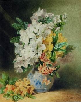 unknow artist Floral, beautiful classical still life of flowers.035 oil painting picture